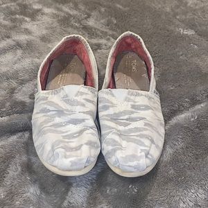 White and Grey TOMS